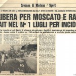 7° Rally Appennino Reggiano 1983, Articolo della Gazzetta di Modena