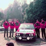 1984 - Presentazione della squadra Quattro Rombi, da sin. De Luca, Zorzi, Salvan, Dalla Pozza, Monaci