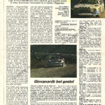 Rally coppa città di Modena 1985, Articolo di Autosprint
