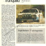 Rally coppa città di Modena 1985, Articolo di Rombo