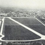 L'aerautodromo di Modena nel 1950, lato Via San Faustino
