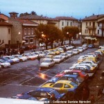 Rally di Carpineti 2000, il parco chiuso a Carpineti