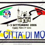 31° Rally Città di Modena 2006, l'adesivo