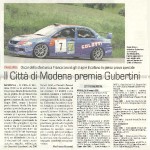 33° Rally Città di Modena 2008, articolo di Sportautomoto