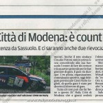 Rally Città di Modena 2014 - Articolo