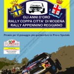 Rally Città di Modena 2014 - Locandina Trofeo passaggio più spettacolare