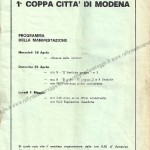 Rally Coppa Città di Modena 1972, Il programma (2^ parte)
