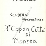Rally Città di Modena 1974, il radar