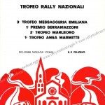 Rally Città di Modena 1974, il programma (1^ parte)