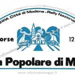 Rally Città di Modena 1980, l'adesivo