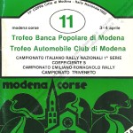 Rally Città di Modena 1982 - Il programma (1)