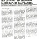 Rally Città di Modena 1983, articolo della Gazzetta di Modena