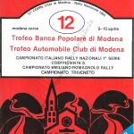 Rally Città di Modena 1983, elenco iscritti (1^ parte)