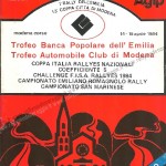 Rally Città di Modena 1984, il regolamento