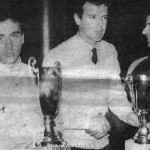 Rally coppa città di Modena 1985, da sinistra: Ciambellini, Giglioli e Bello