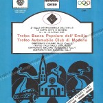Rally Città di Modena 1985, tabella tempi e distanze (1^ parte)