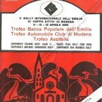 Rally Città di Modena 1986 - il regolamento