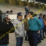Rally Coppa città di Modena 1987, Ottorino Malagoli intervista Alberto De Luca mentre Luca Golinelli (autore di questo sito) filma il tutto.