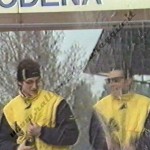 Rally Coppa Città di Modena 1990, i vincitori Gatti e Gullino (sinistra)
