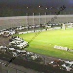 Rally Coppa Città di Modena 1990, il parco chiuso allo stadio Braglia