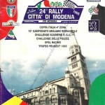 Rally Città di Modena 1995, il programma