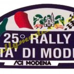 Rally Città di Modena 1996, l'adesivo