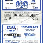 Rally Città di Modena 1999, il programma (copertina)