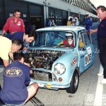 2000 Campionato autostoriche a Misano, Paolo Cappelli (Ismo Sabbatini a lato della portiera)