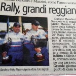 Rally Appennino Reggiano 2002, Articolo della Gazzetta di Reggio