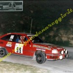 9° Rally Appennino Reggiano 1985, De Luca-Manzini