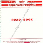9° Rally Appennino Reggiano 1985, il road book (Copertina)