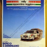 Rally Appennino Reggiano 1986, il manifesto