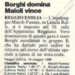 Rally Appennino Reggiano 1986,  tratto da Autosprint