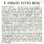 12° Rally Appennino Reggiano 1988,  Articolo di giornale