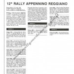 13° Rally Appennino Reggiano 1989, Classifica finale