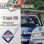 22° Rally Appennino Reggiano 1998, elenco iscritti (1^ parte)