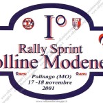 Rally Colline Modenesi 2001 - L'adesivo